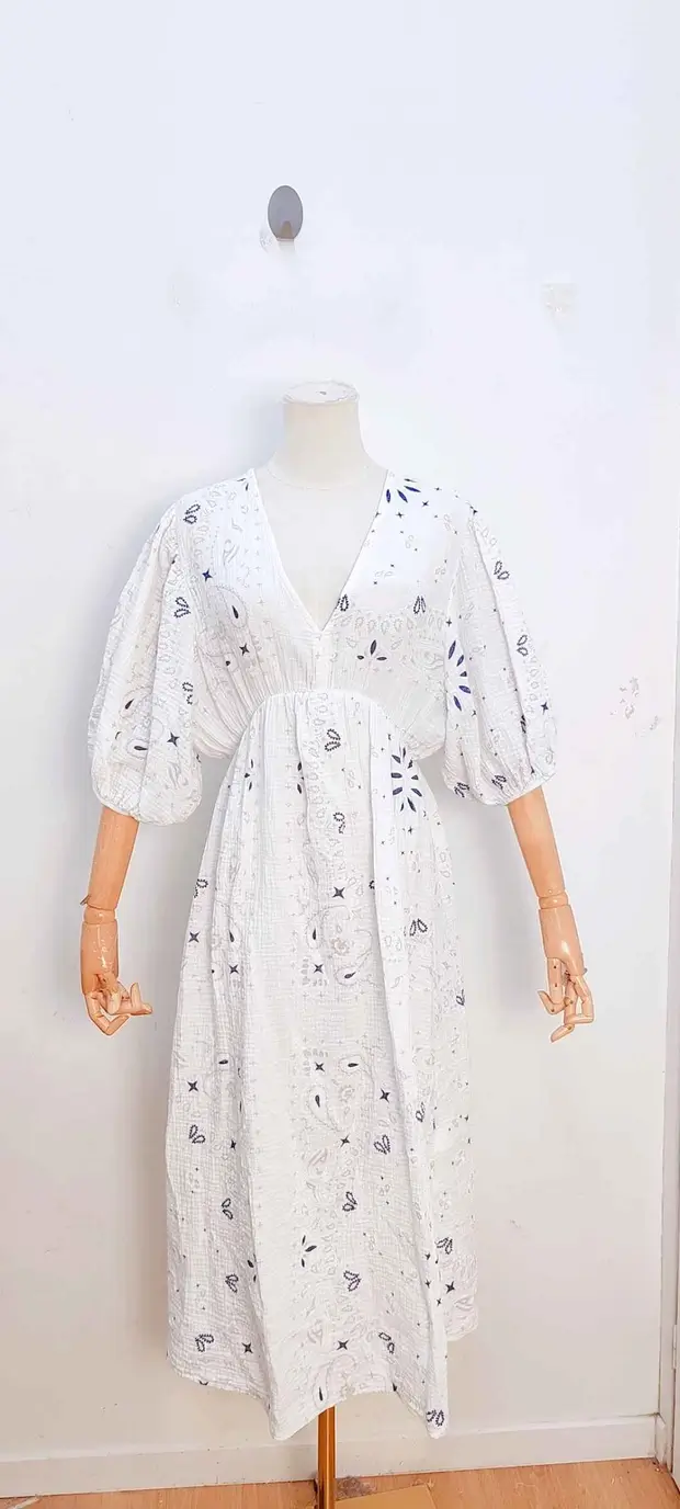 Mjuk och härlig klänning i bomull Onesize 36-42/ max - Bild 6