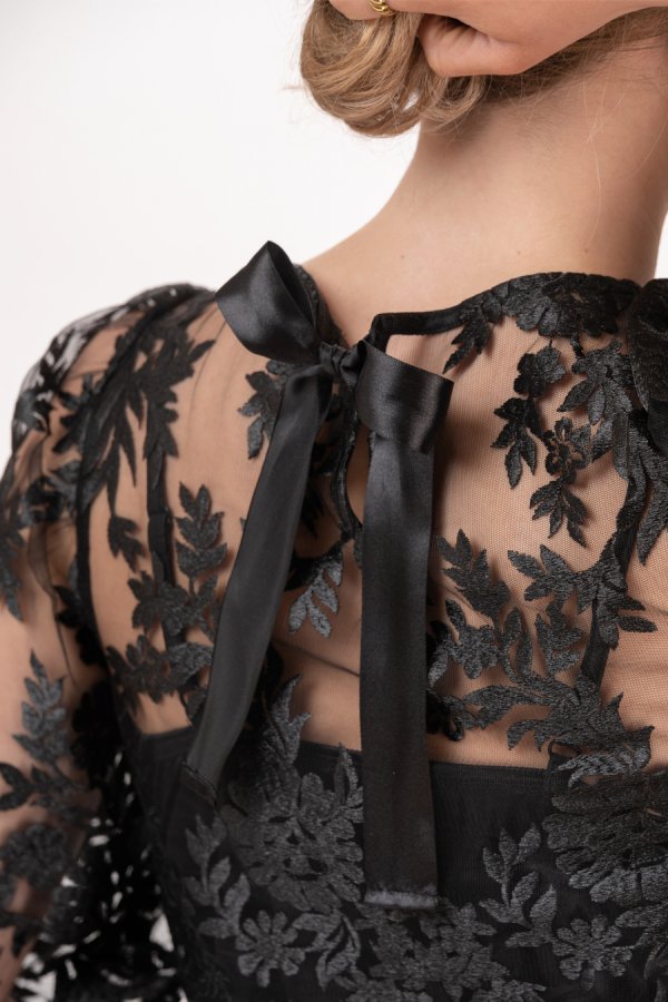 AMANDINE BLOUSE BLACK - Bild 2