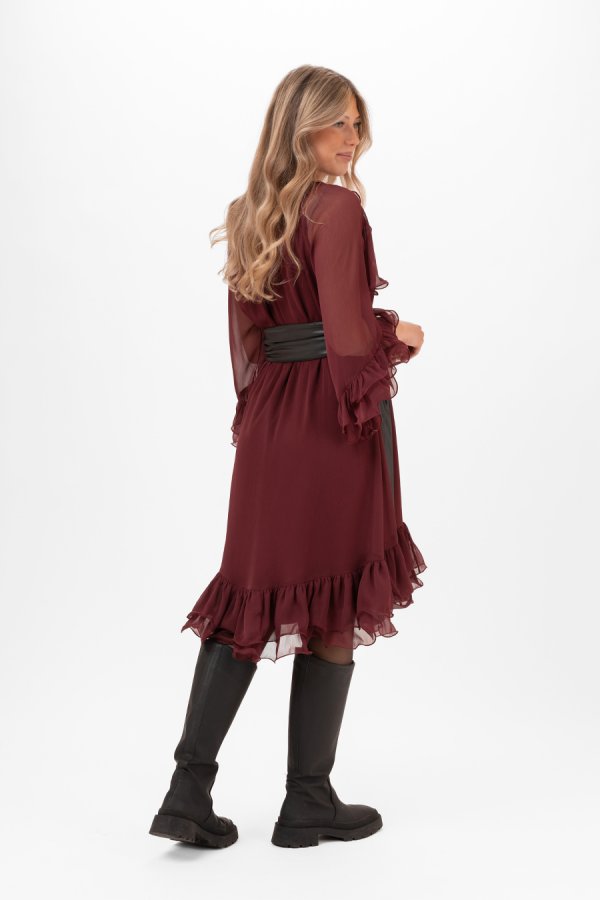 Aubrey Dress Cranberry - Bild 3