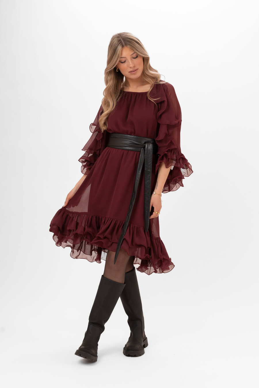 AUBREY DRESS BLACK - Bild 3