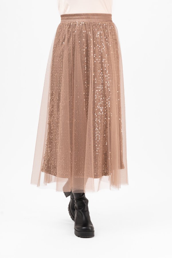 Cherie Tulle Skirt Toffee Brown - Bild 2