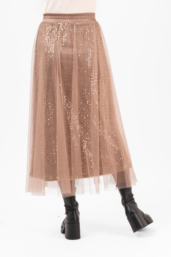Cherie Tulle Skirt Toffee Brown - Bild 3