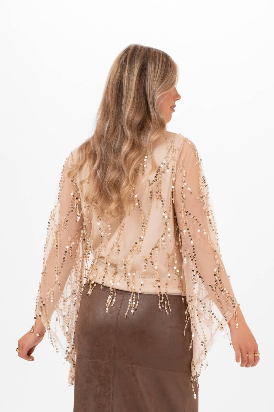 London Blouse Champagne/Antique Gold - Bild 3
