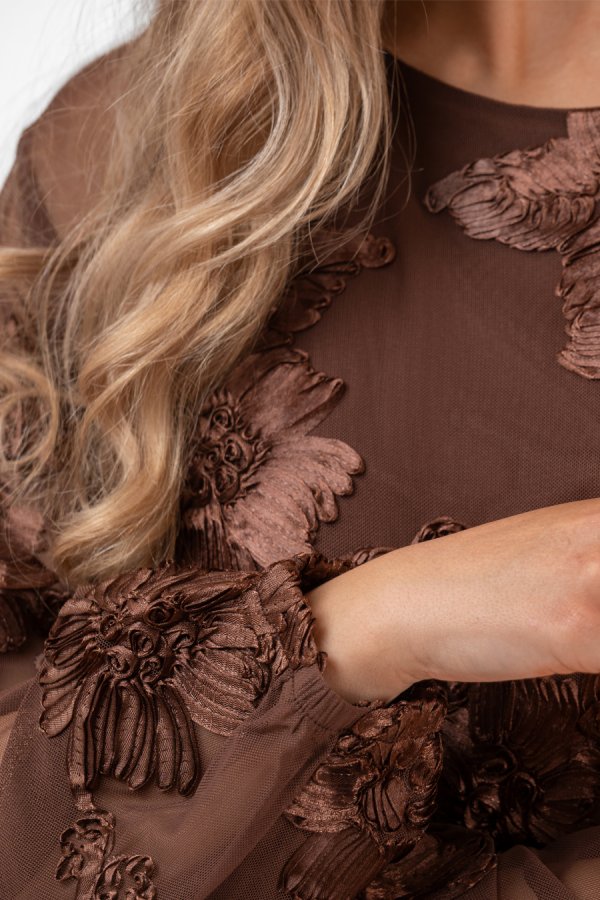 Maeve Blouse Chocolate Brown - Bild 2