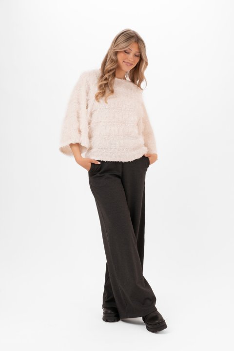 Monaco Pants Dark Grey Melange