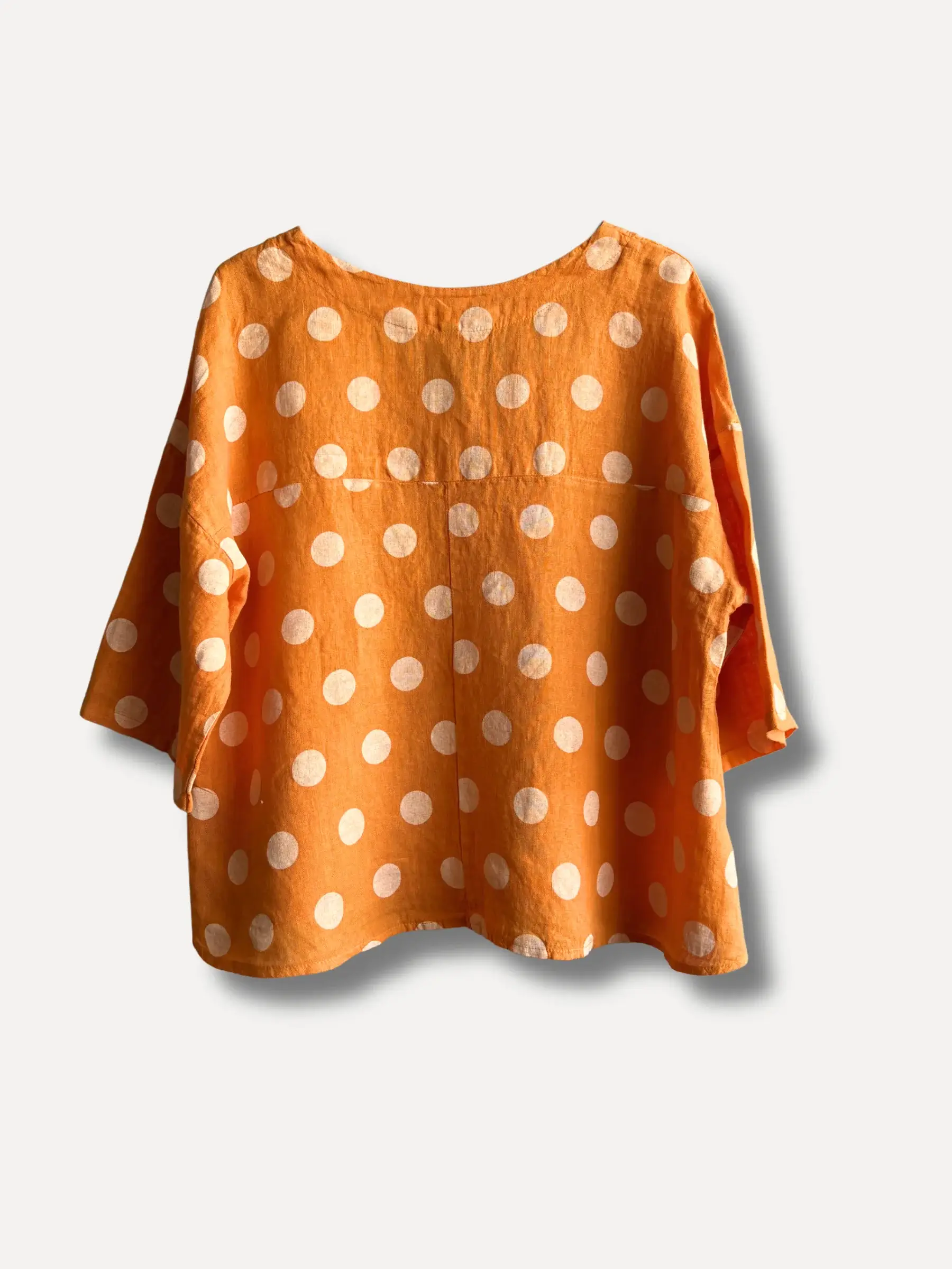 Solento Dot Blouse Färg Mango - Bild 2