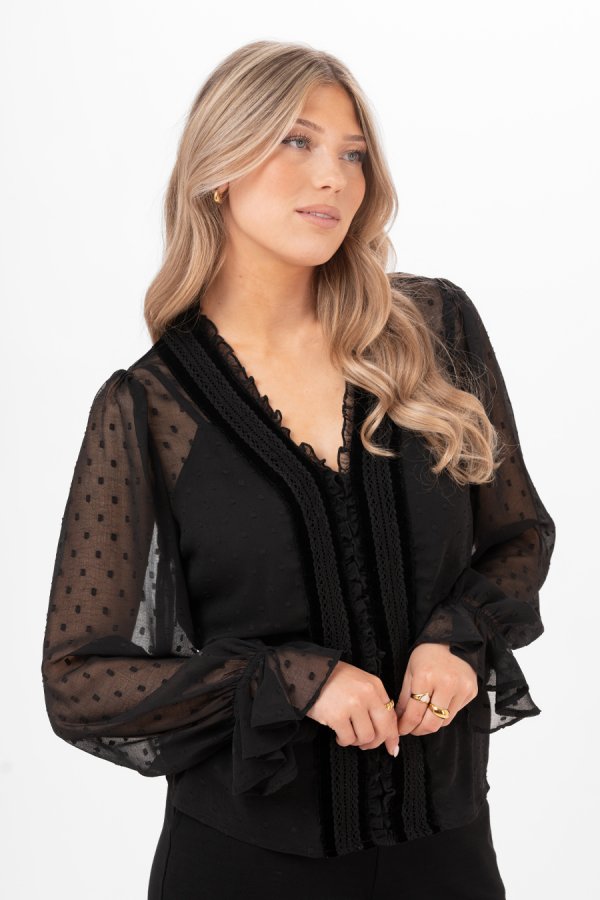 WHITNEY BLOUSE BLACK