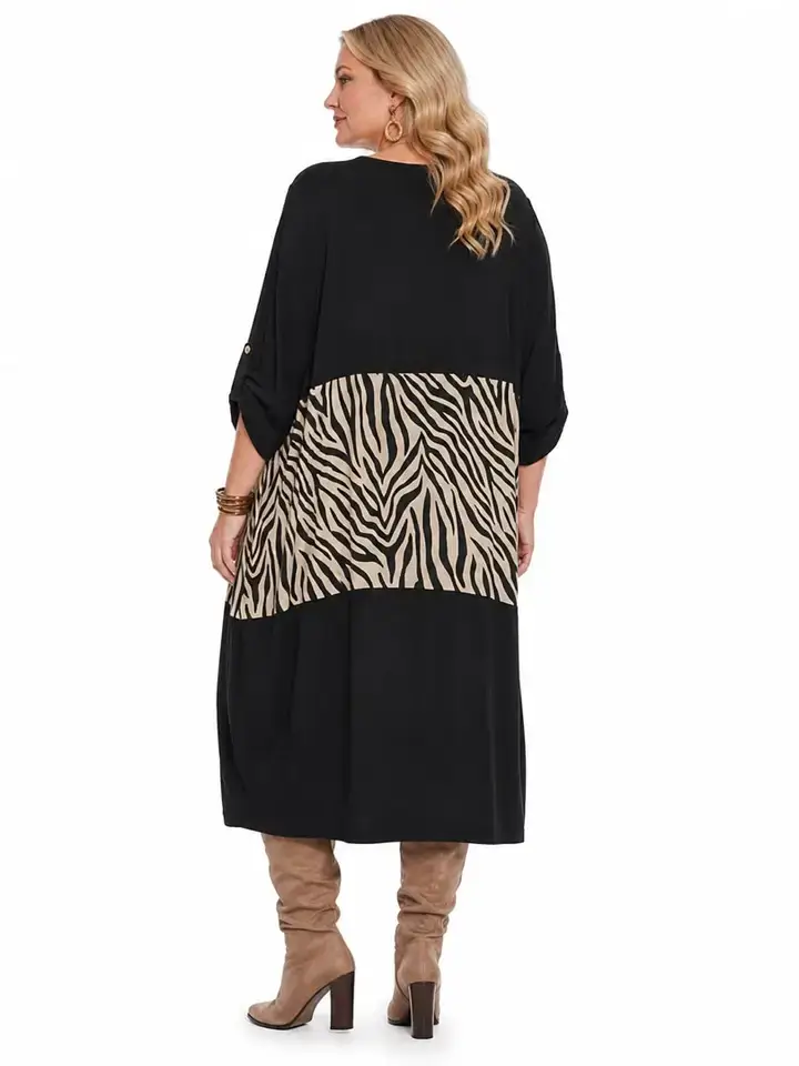 Tunikaklänning Zebra Elegans – Ref. 2342 Plus size Tillgänglig ifrån 31 Augusti - Bild 2
