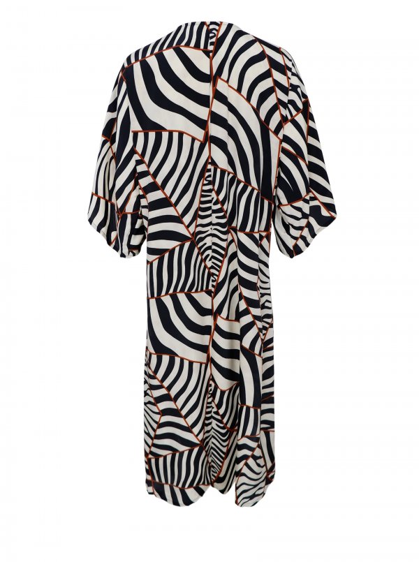 BCLUNA kaftan-klänning - Mosaik svart - Bild 2