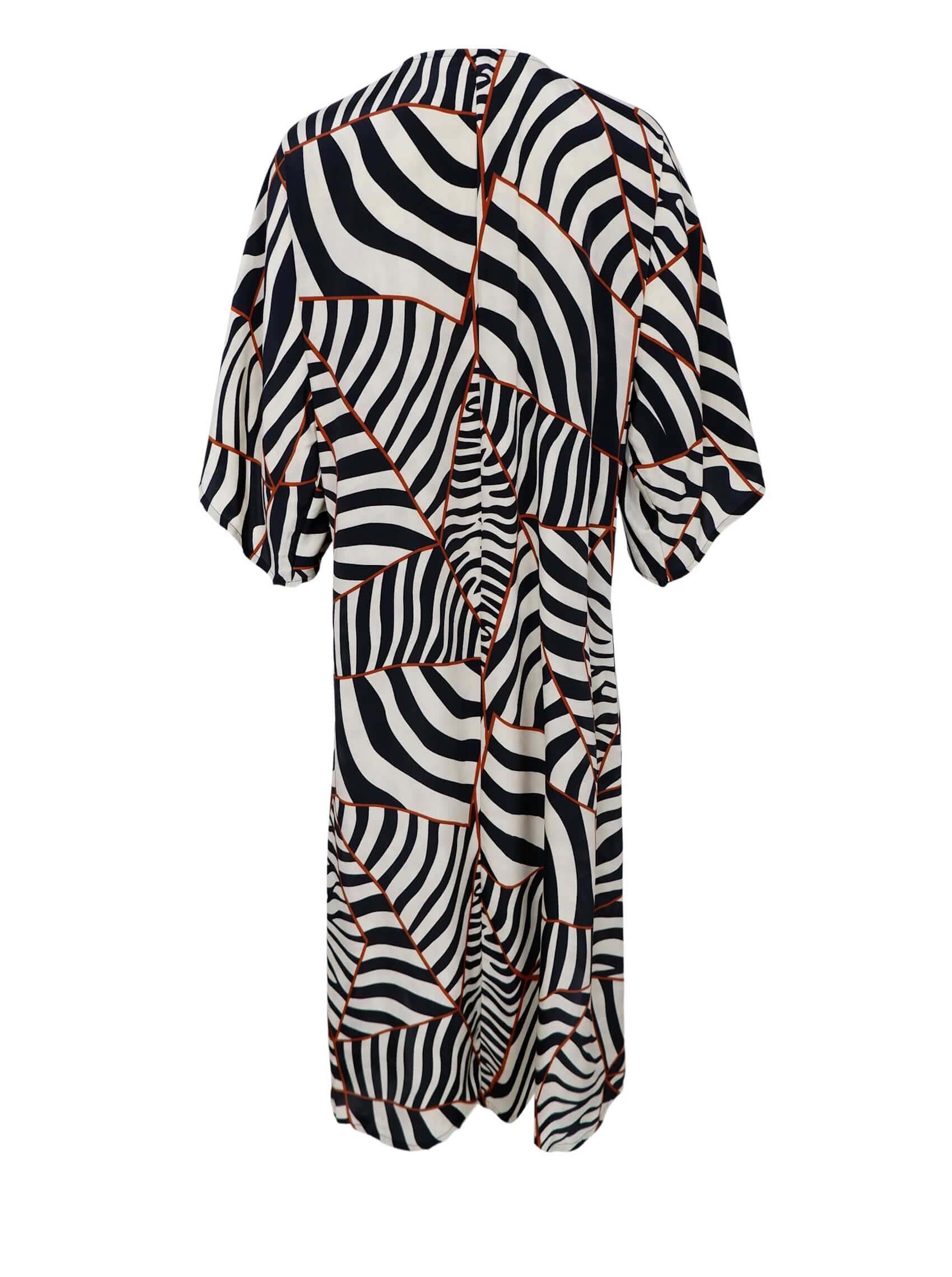 BCLUNA kaftan-klänning - Mosaik svart - Bild 2